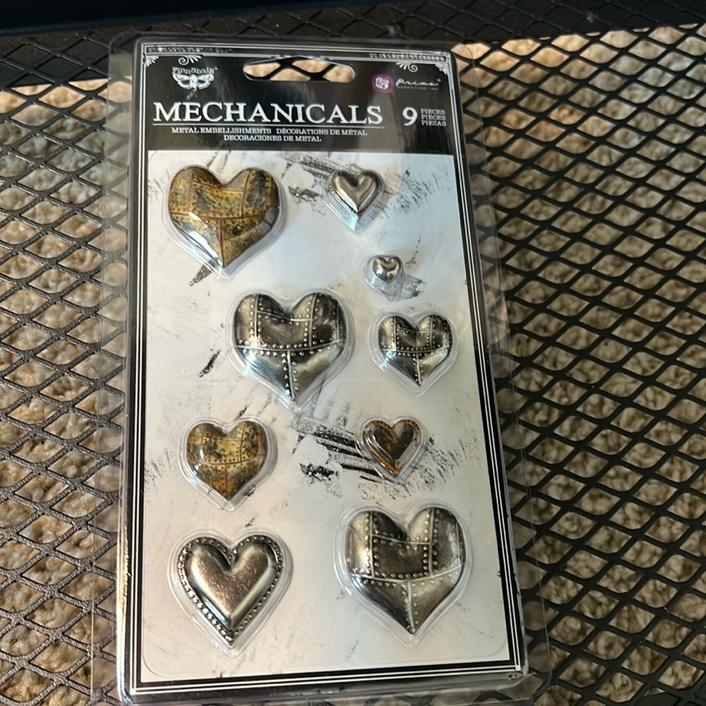 mechanicals by prima, steampunk heart designs for scrapbooking